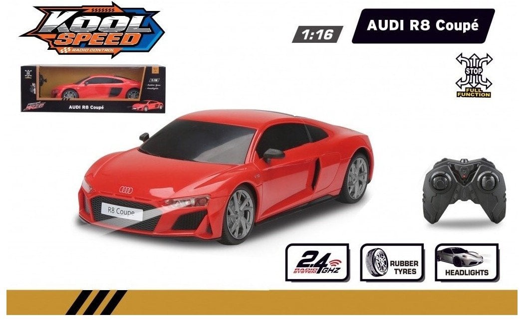 TOY RC CAR AUDI R8 COUPE DHTRC10506GN