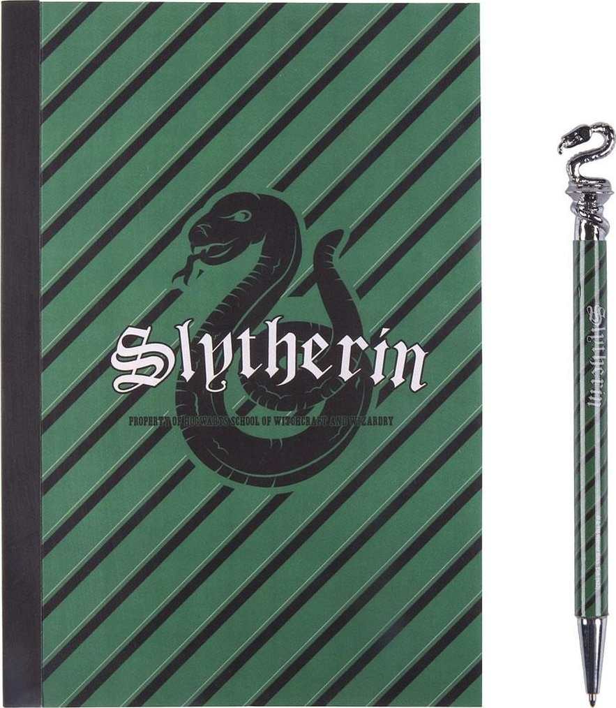 Cerda NOTES + DŁUGOPIS HARRY POTTER SLYTHERIN