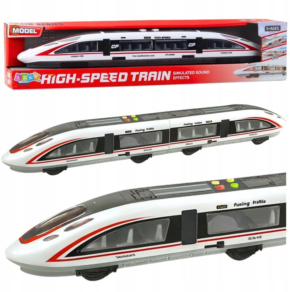 Pociąg Pasażerski Pośpieszny Otwierane Drzwi Światła Dźwięki