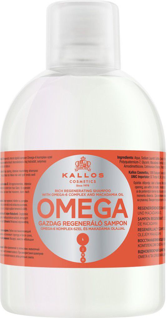 Kallos Omega Hair Shampoo 1000ml