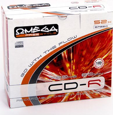 Omega CD-R 700 MB 52x 10 sztuk (56663)