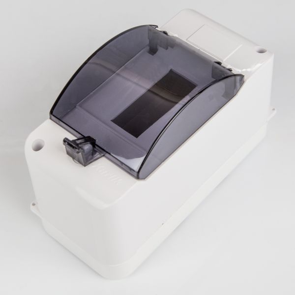 Karlik Obudowa bezpiecznikowa 3 modułowa z zerem i klapką białe (OB-3ZZK)