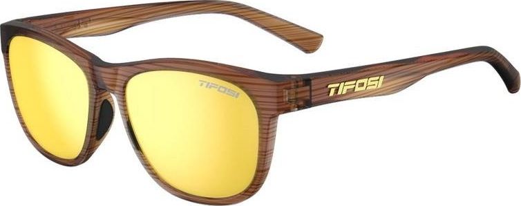 TIFOSI Okulary TIFOSI SWANK woodgrain (1 szkło Smoke Yellow 11,2% transmisja światła) (NEW)