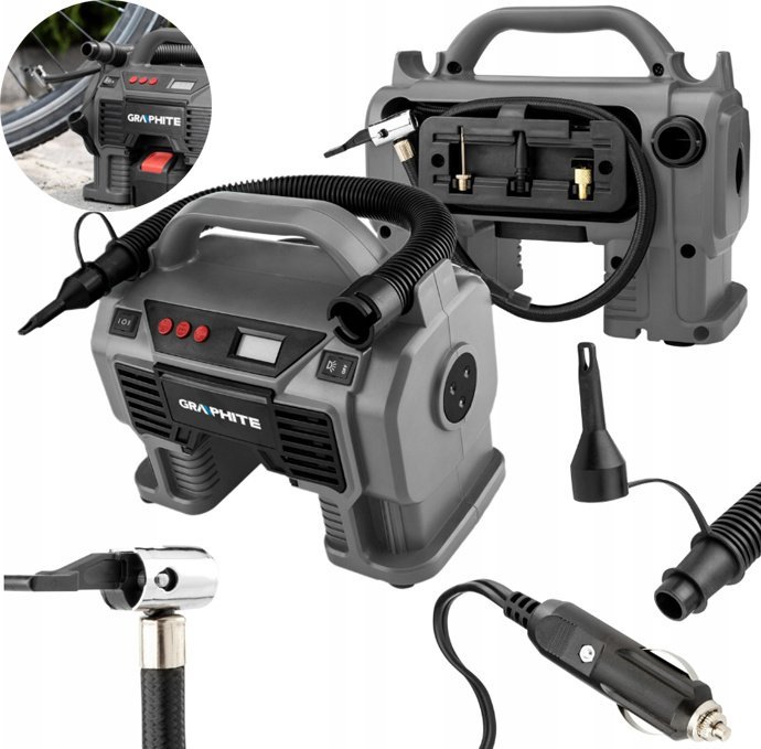 Kompresor samochodowy Graphite 58GE113 18 V 60 W