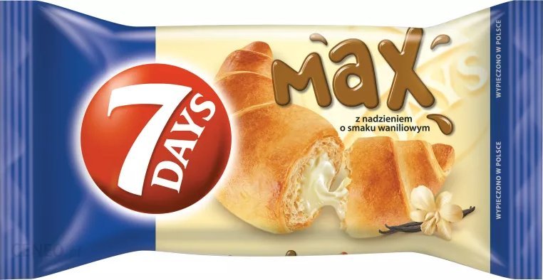7 DAYS 7 Days Max rogalik z nadzieniem o waniliowym 110 g