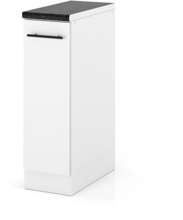 Szafka Kuchenna Stojąca Z Blatem Modułowa 20cm Spremium Biały Mat