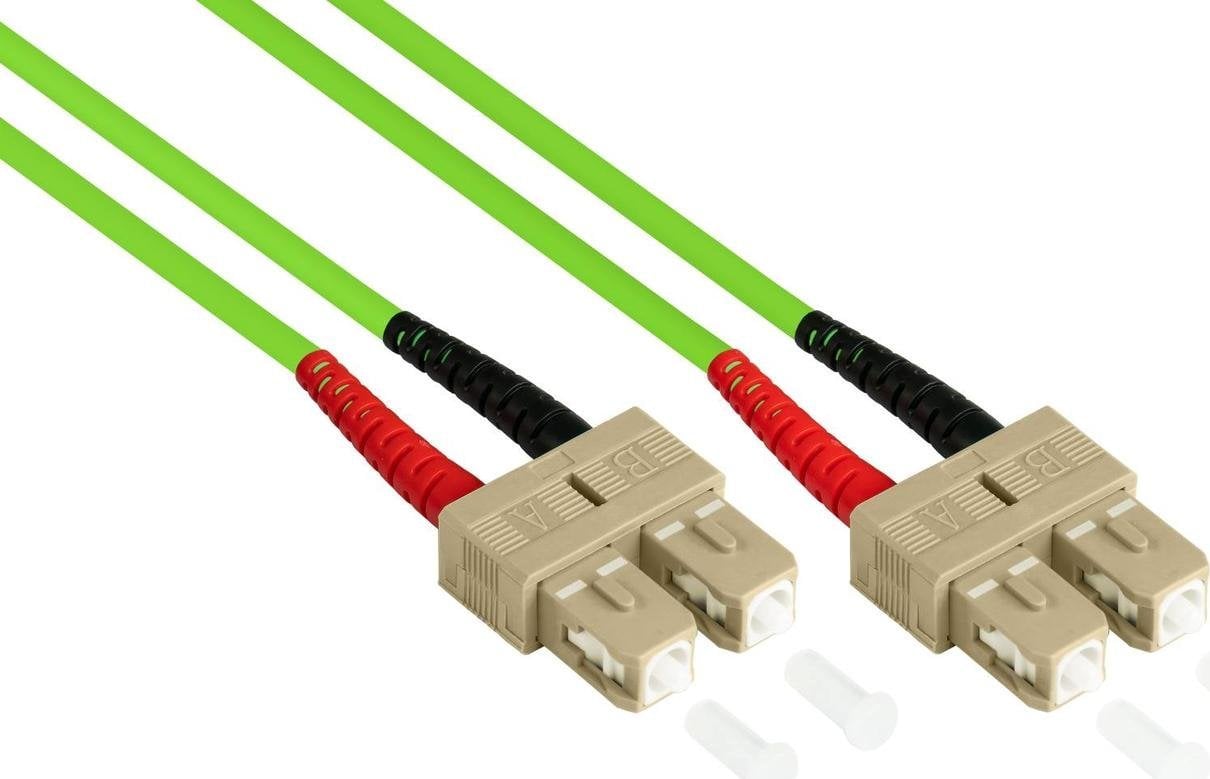 Alcasa Alcasa LW-8075SC5 kabel InfiniBand / światłowodowy 7,5 m SC Zielony