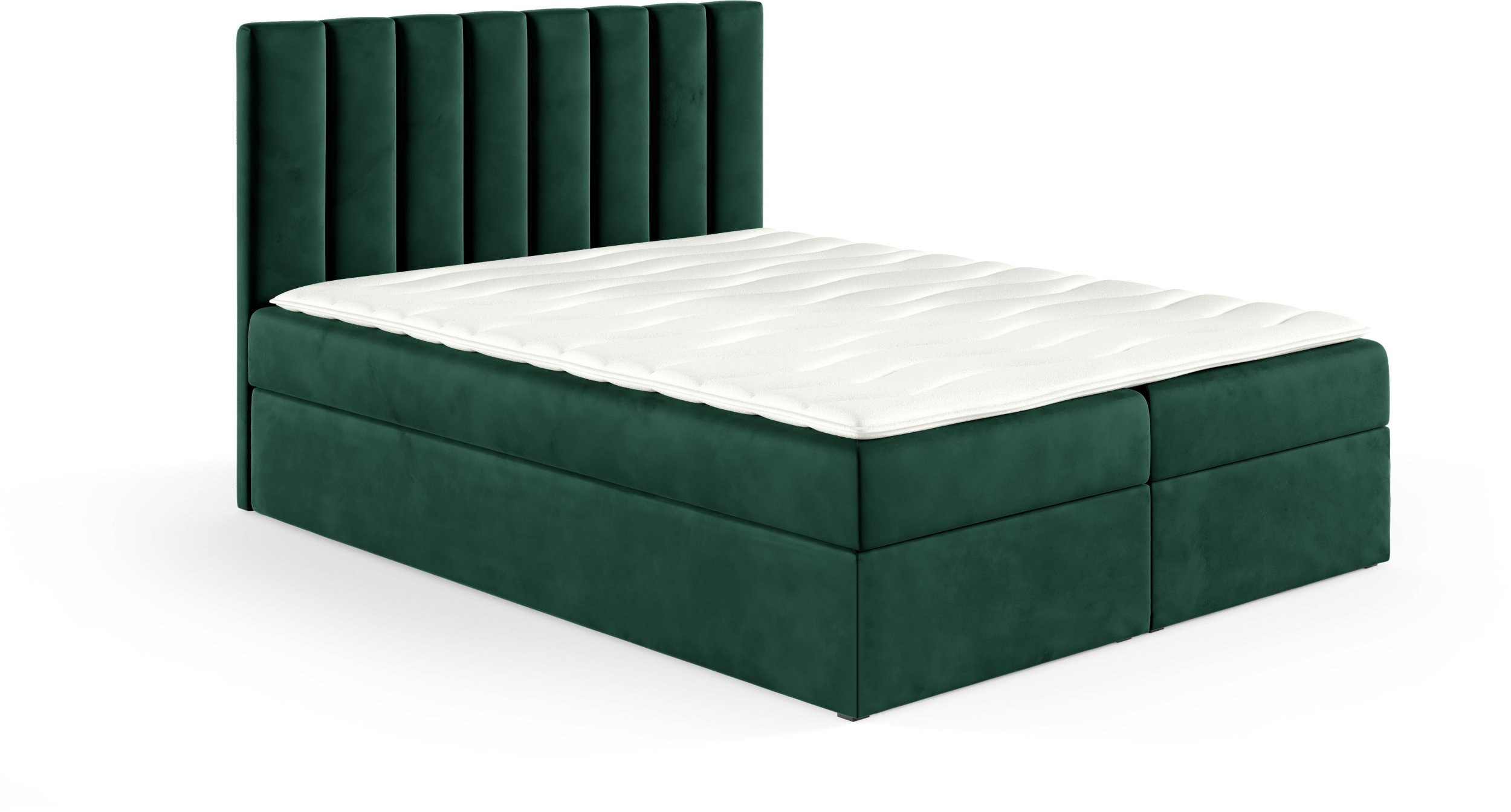 Łóżko kontynentalne Nina Box 120x200 bez nóg riviera 38