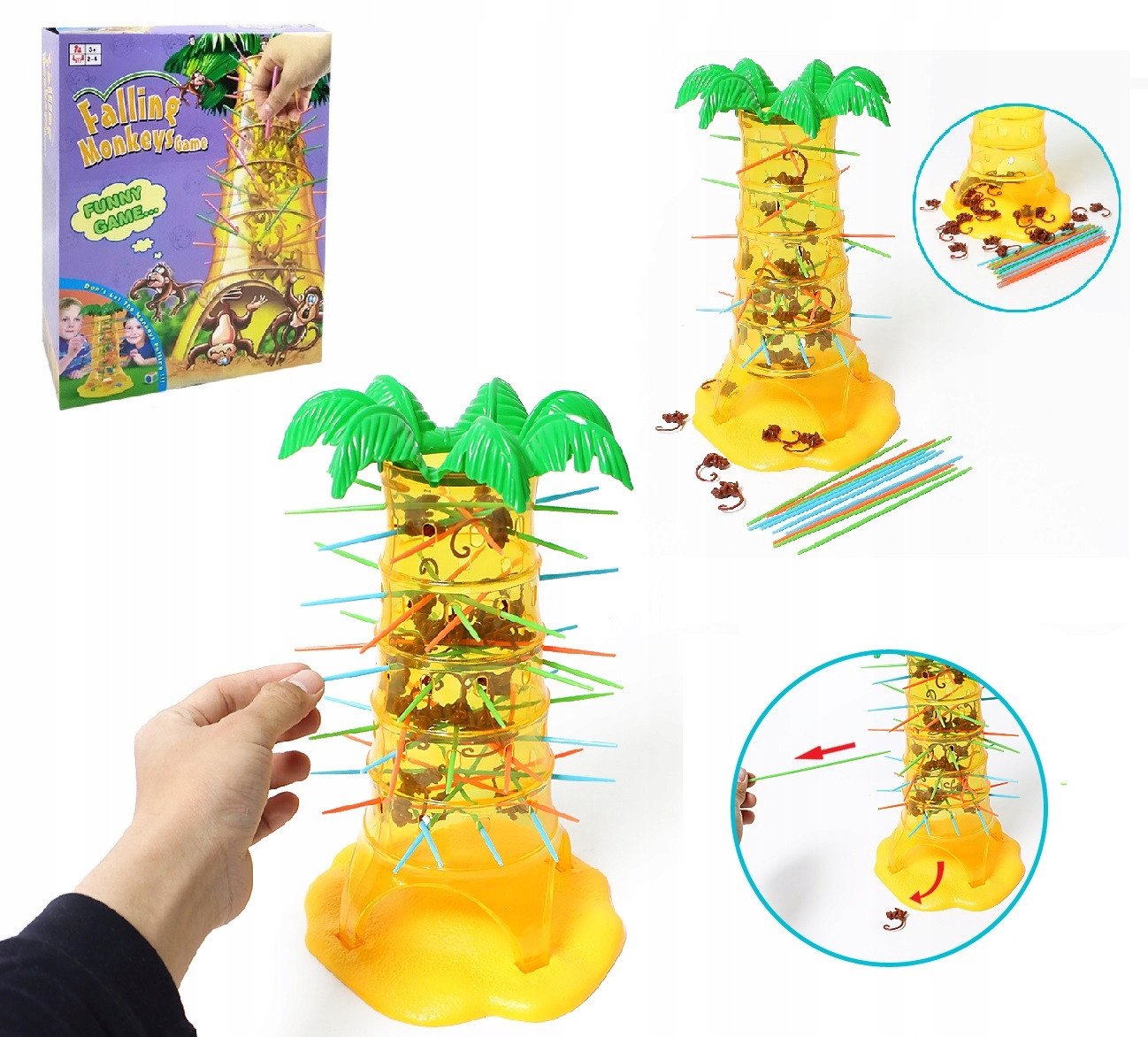 Gra Spadające małpki 27cm 700036 72026