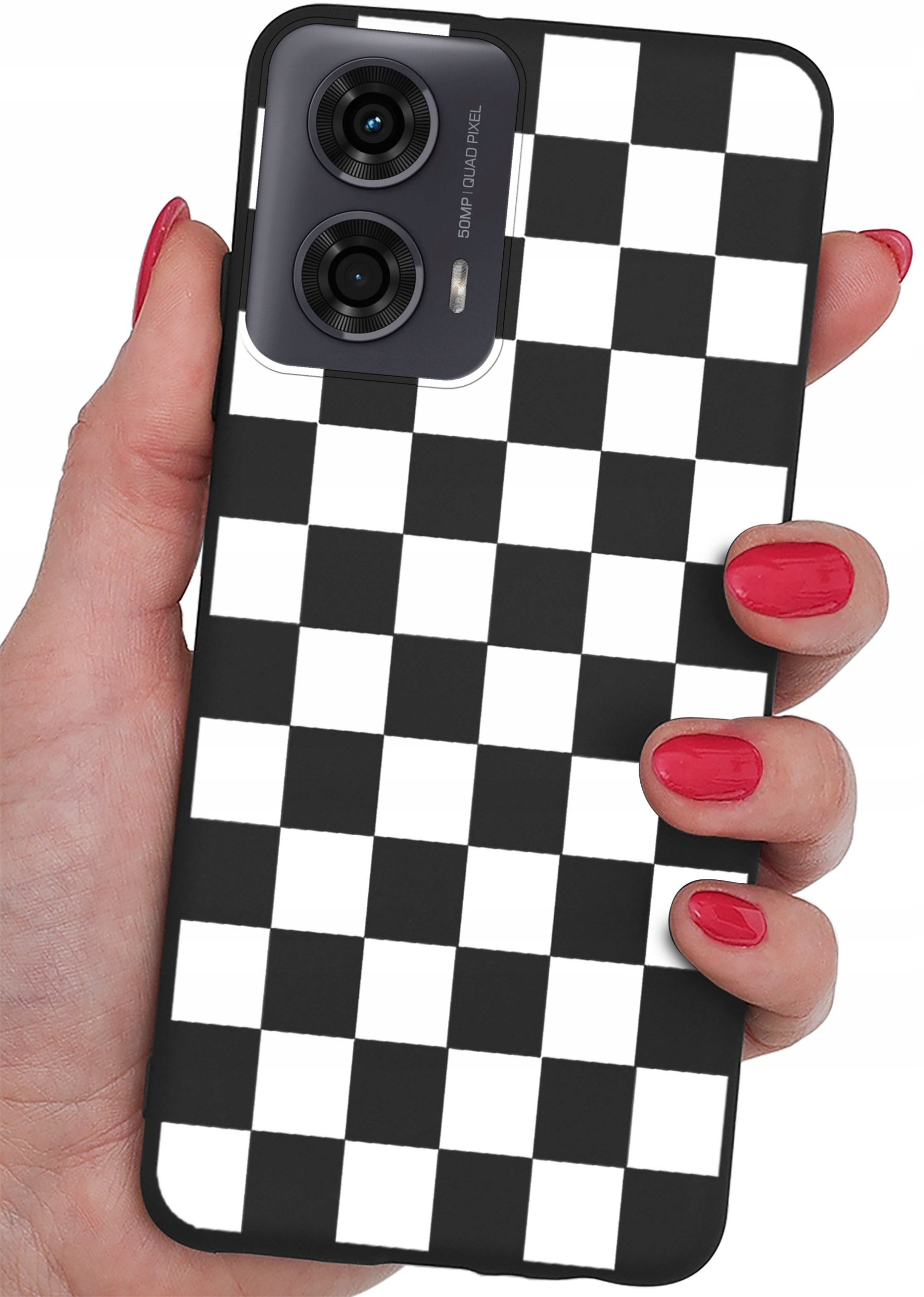 Etui do Motorola Moto G24 | G24 POWER | G04 CASE WZORY MATT PLECKI + SZKŁO