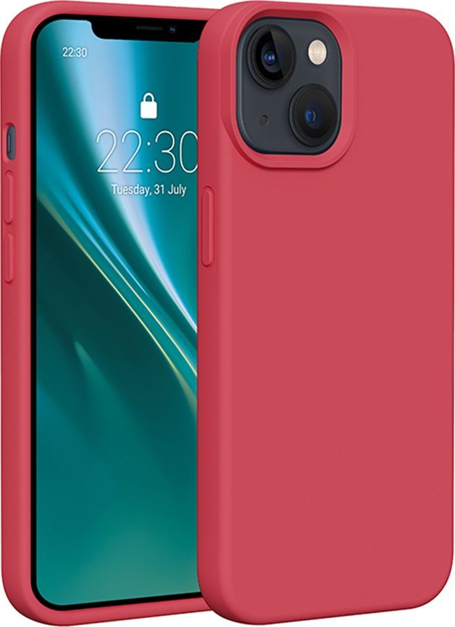 Etteri Nakładka Etteri Silicone Case do iPhone 14 6,1" malinowa