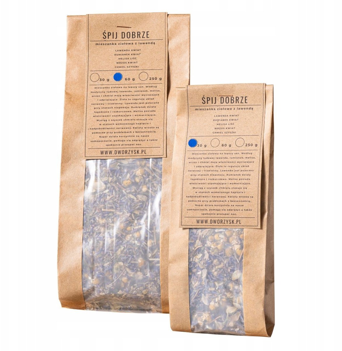 Dworzysk - Śpij Dobrze - Herbata sypana 35g - Opakowanie uzupełniające