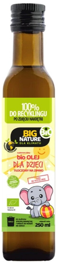 Big Nature Olej dla dzieci tłoczony na zimno 250ml