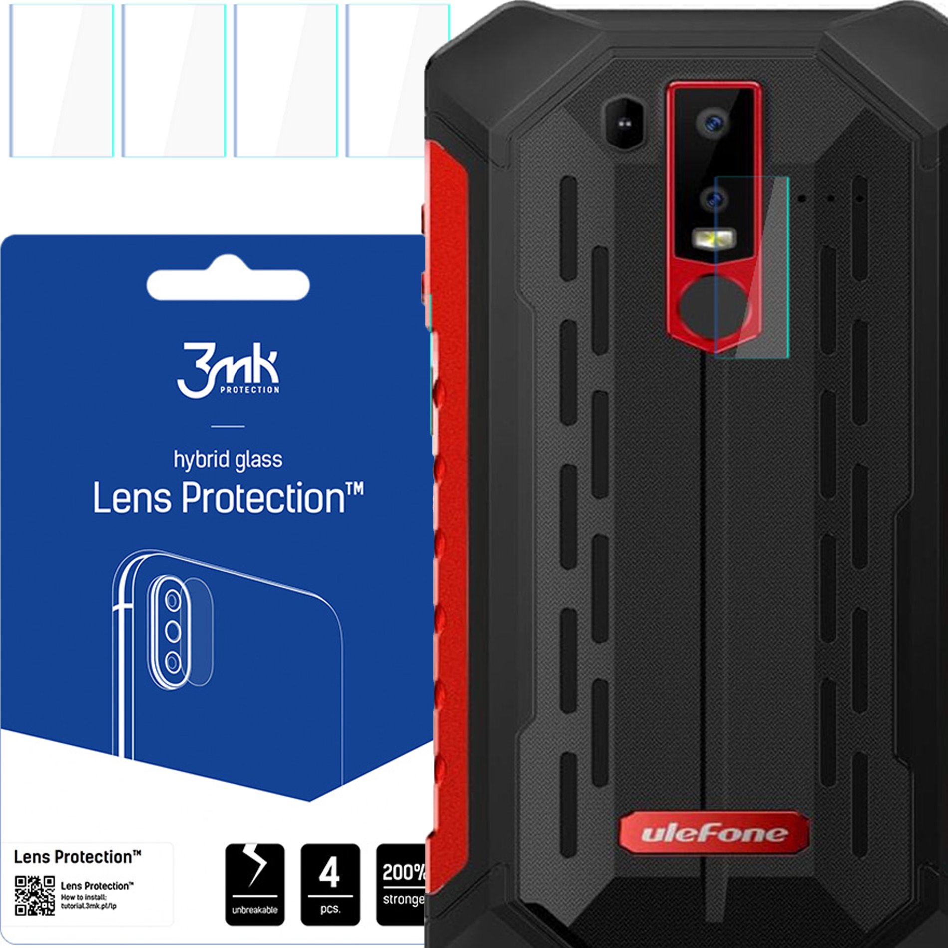 ULEFONE ARMOR 6E - 3MK LENS PROTECTION