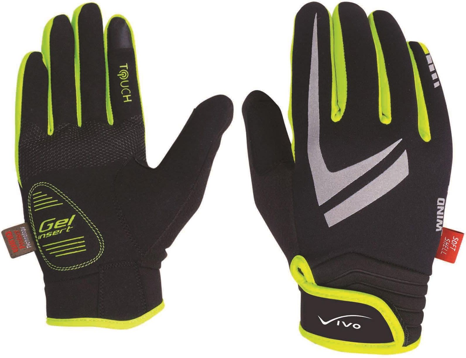 Vivo Rękawiczki rowerowe SB-02-1509D czarno-zielone r. M (4962801)