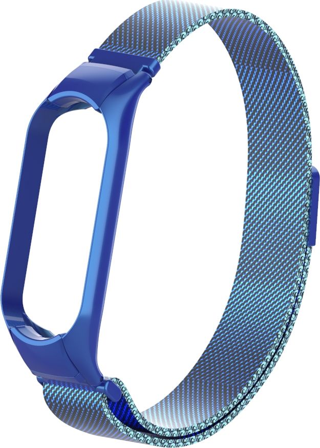 NIEBIESKA BRANSOLETA PASEK MILANESE DO XIAOMI MI BAND 5/6