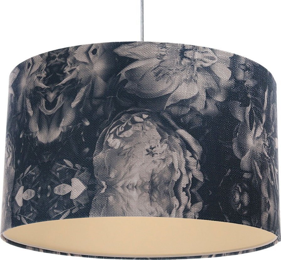 Lampa wisząca Lumes Nowoczesna lampa wisząca z motywem kwiatów - S396-Garet