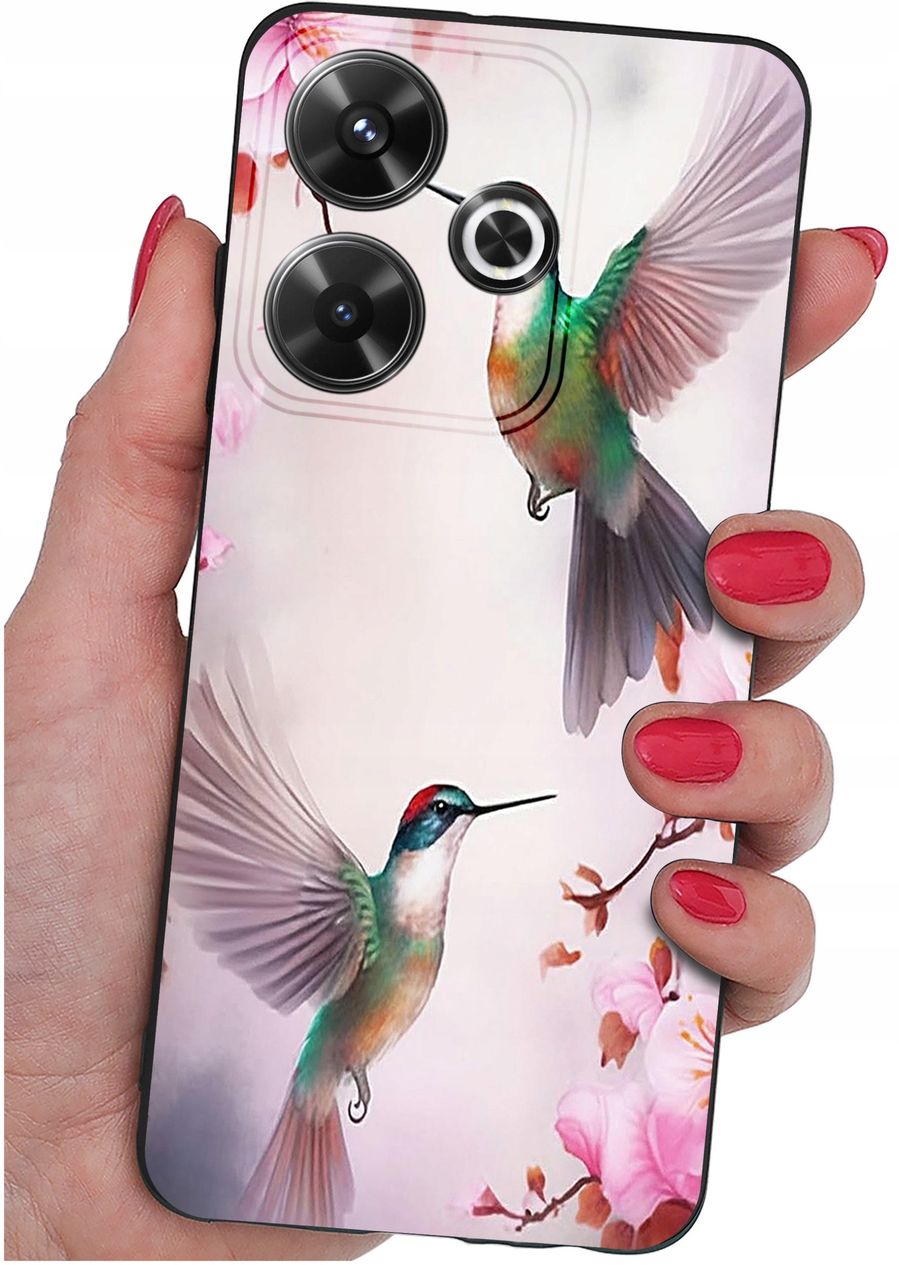 Etui do Xiaomi Redmi 13 4G WZORY |SILIKONOWE MATT CASE + SZKŁO 9H