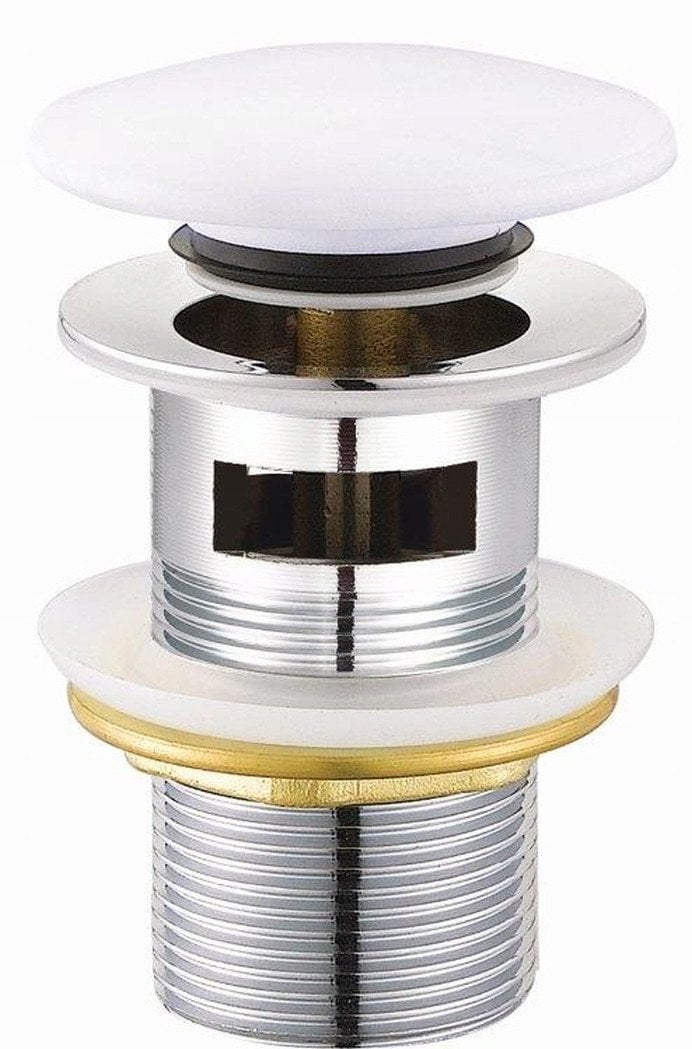 CERAMICZNY KOREK KLIK KLAK DO UMYWALEK Z PRZELEWEM