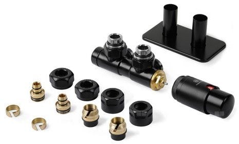 Zestaw inst. TWINS kątowy prawy All in (ATSGSO CFK/P) vt \ Czarny Mat