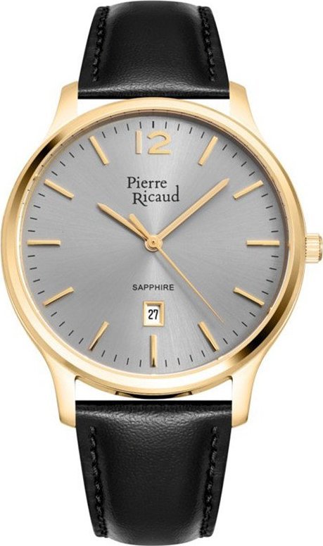 Zegarek Pierre Ricaud Zegarek męski Pierre Ricaud P91087.1257Q czarny