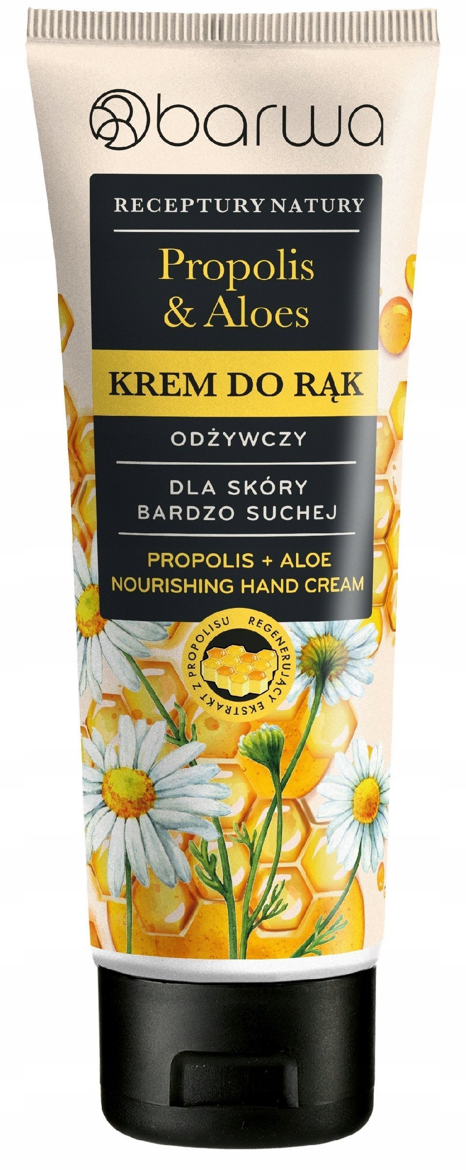 BARWA Receptury Natury Krem do rąk odżywczy - Propolis & Aloes 100 ml