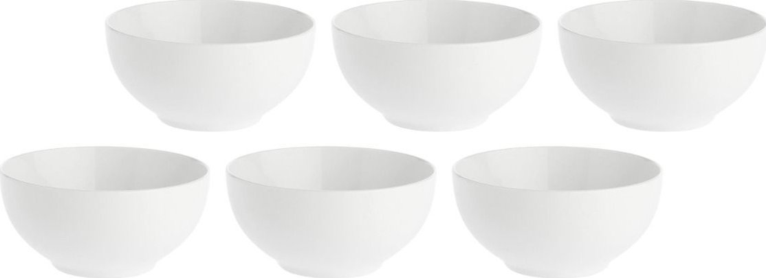 NPC Polska La Porcellana Bianca Zestaw 6 misek do owoców 14 cm