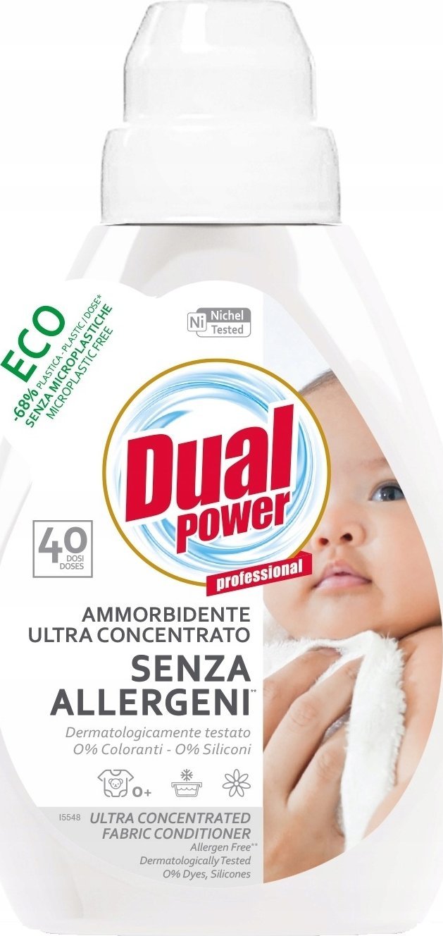 Dual Power Hipoalergiczny płyn do płukania tkanin 600 ml