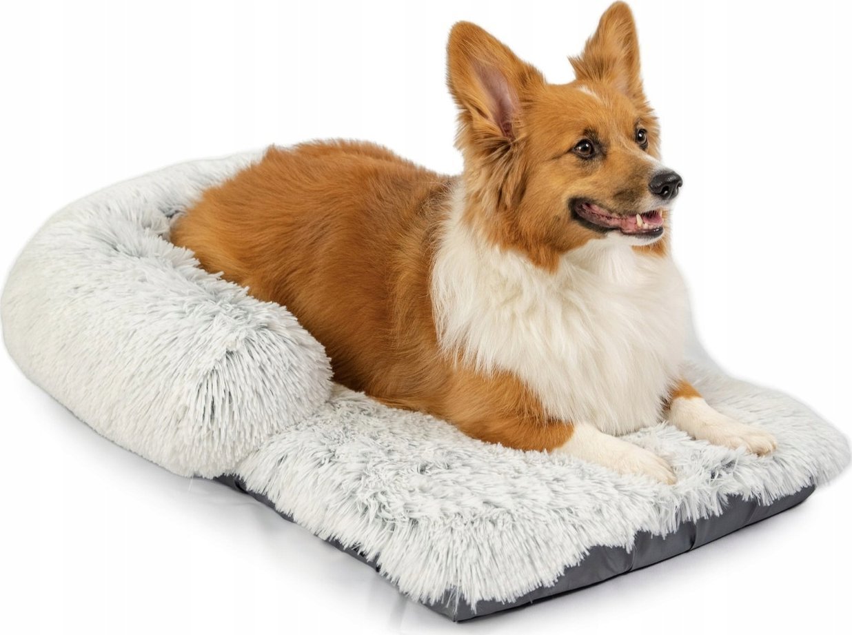 Cats Collection BEST FRIENDS LEGOWISKO CRATE MAT BOLSTER 75x43cm FROST