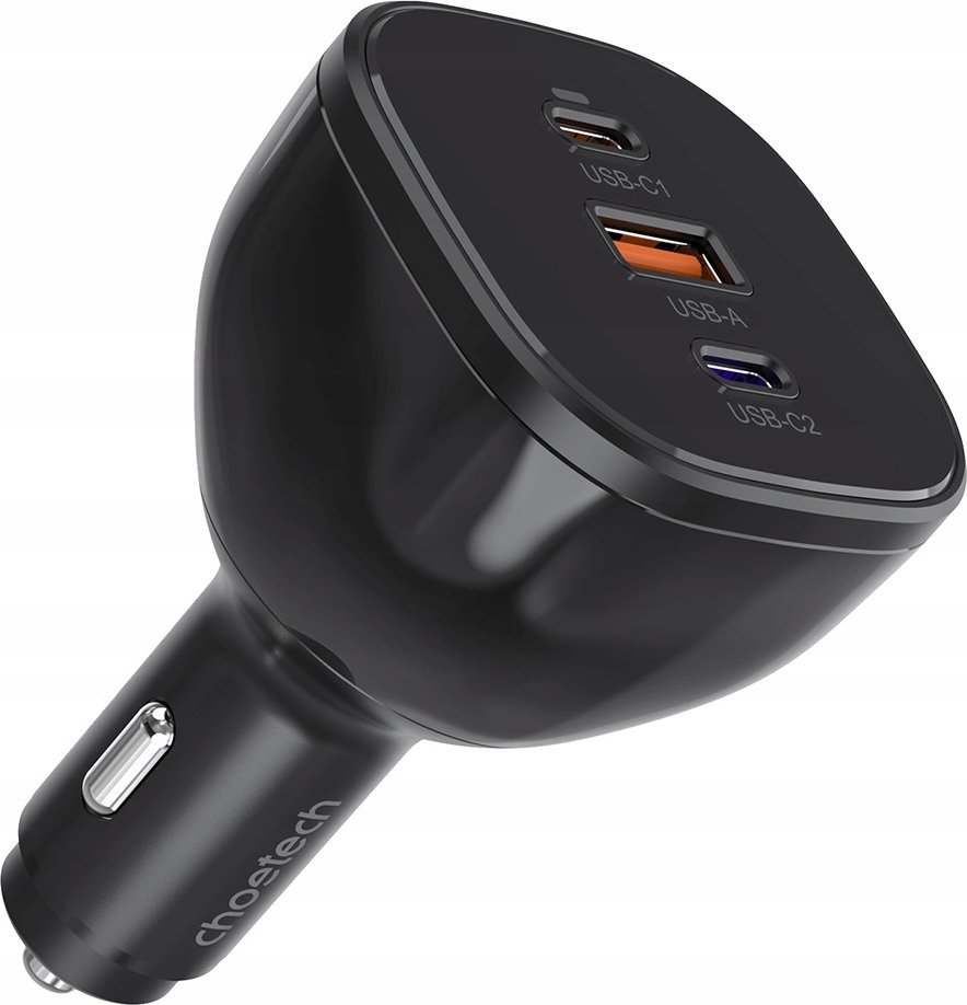 Ładowarka Choetech Ładowarka Choetech TC0024 samochodowa 160W 2x USB-C PD 3.1 1x USB-A - czarna