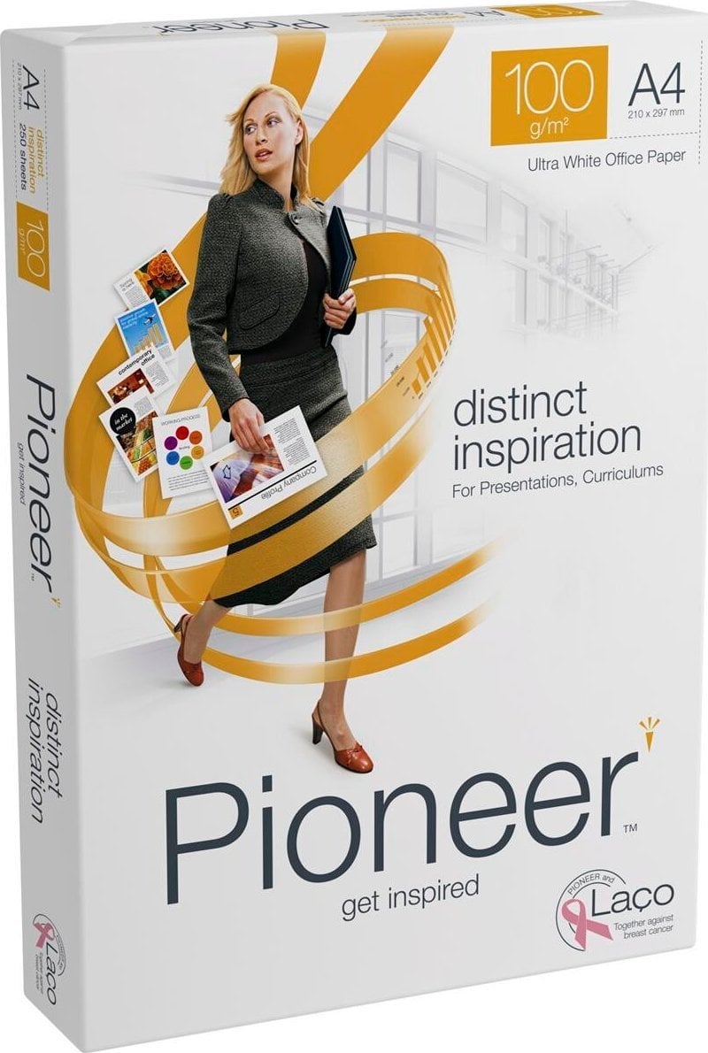 Pioneer Kopipapir Pioneer 100g A4 250ark/pak - (250 ark pr. pakke)