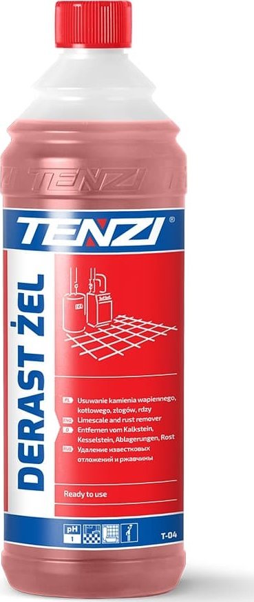 Tenzi Tenzi Derast Żel 1L - odkamieniacz i odrdzewiacz przemysłowy w żelu