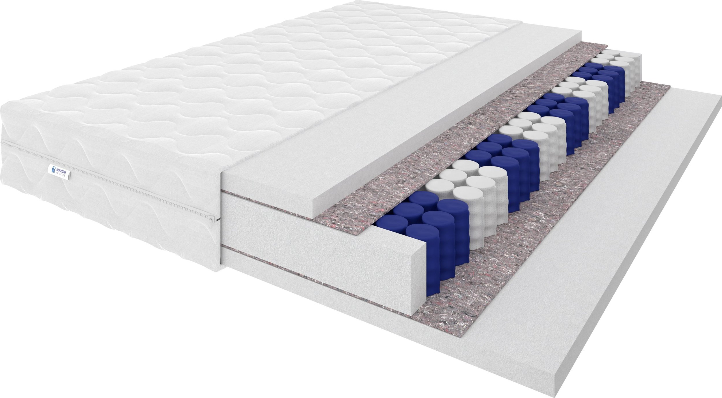 Tompol Materac 120x200 kieszeniowy PREMIUM ProRocket 20 cm z pokrowcem wygodny H3