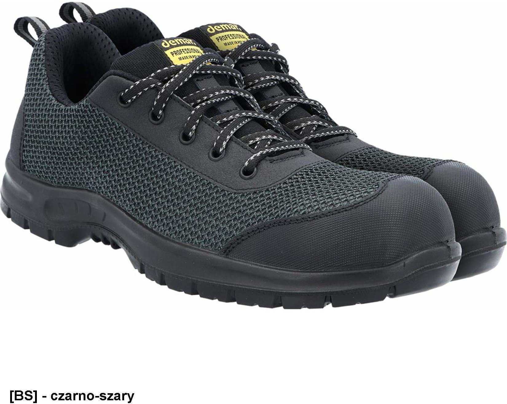 BDXFLOW S1 SRC - Półbuty bezpieczne X-FLOW Kompozytowy podnosek podeszwa antypoślizgowa olejoodporna antyelektrostatyczna z poliuretanu o podwójnej gę