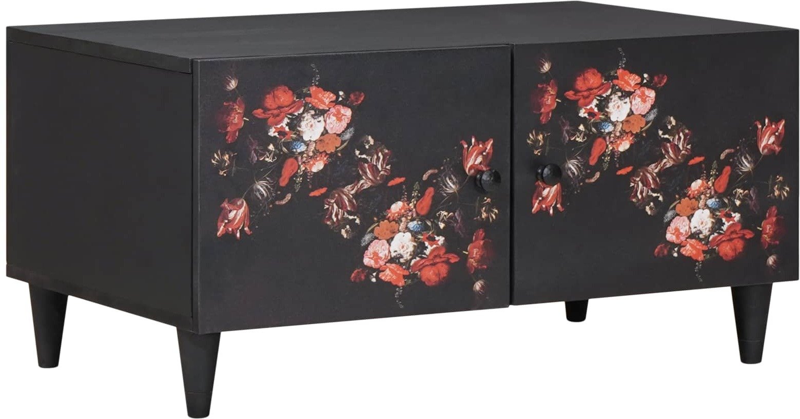 vidaXL Stolik kawowy Wielokolorowy 80 x 50 x 40 cm Drewno mango