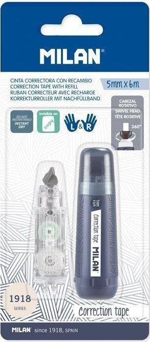 Milan Korektor w taśmie 1918 niebieski + zapas MILAN