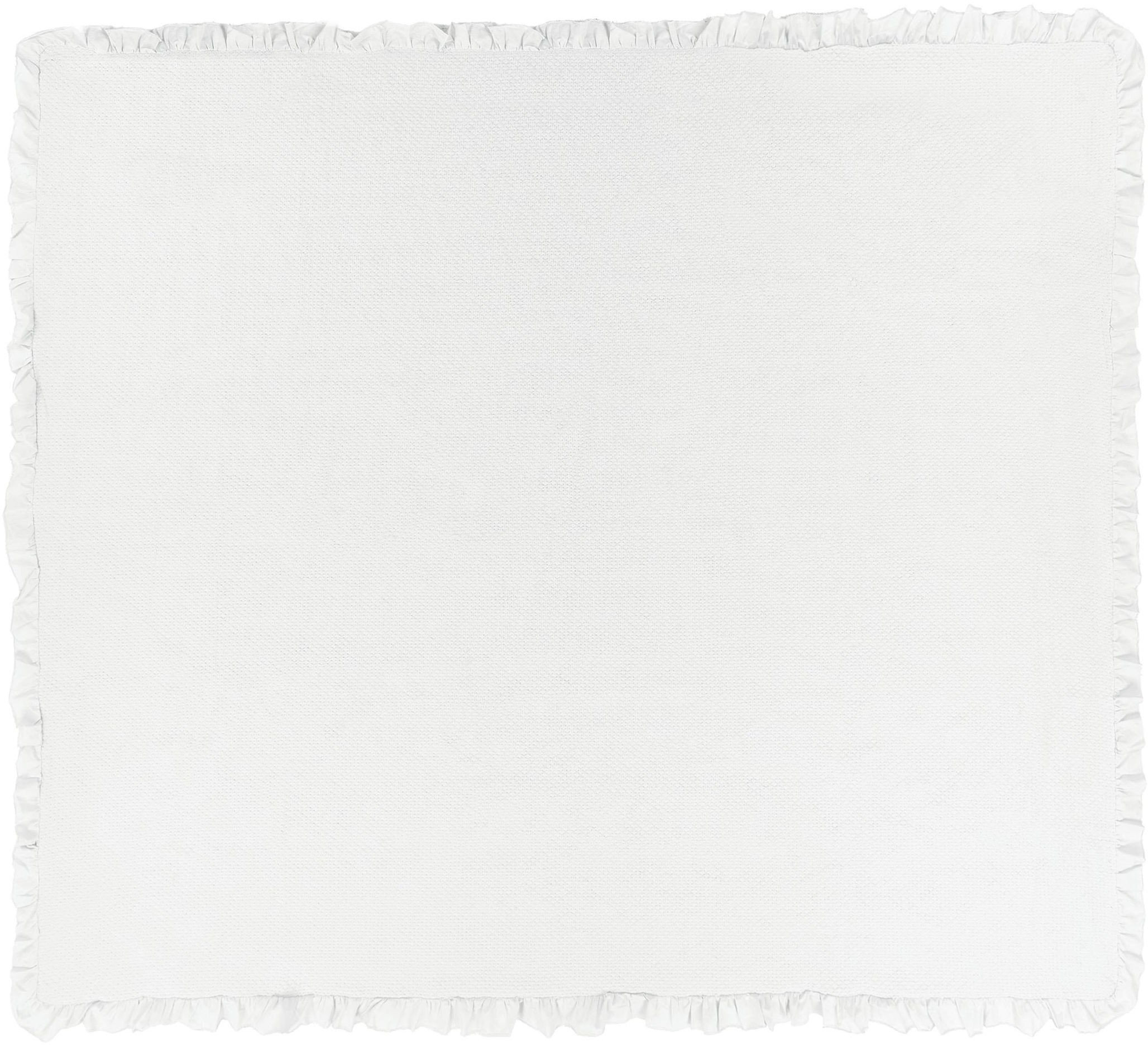 Narzuta na łóżko HATTON Bawełna 220 x 240 cm Złamana biel