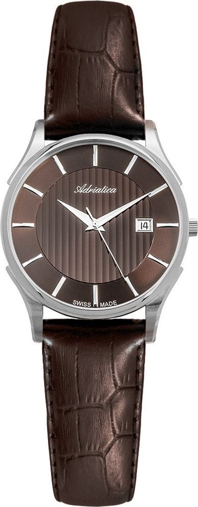 Zegarek Adriatica Zegarek Damski Adriatica na Pasku A3146.521GQ - Zegarek Kwarcowy Swiss Made