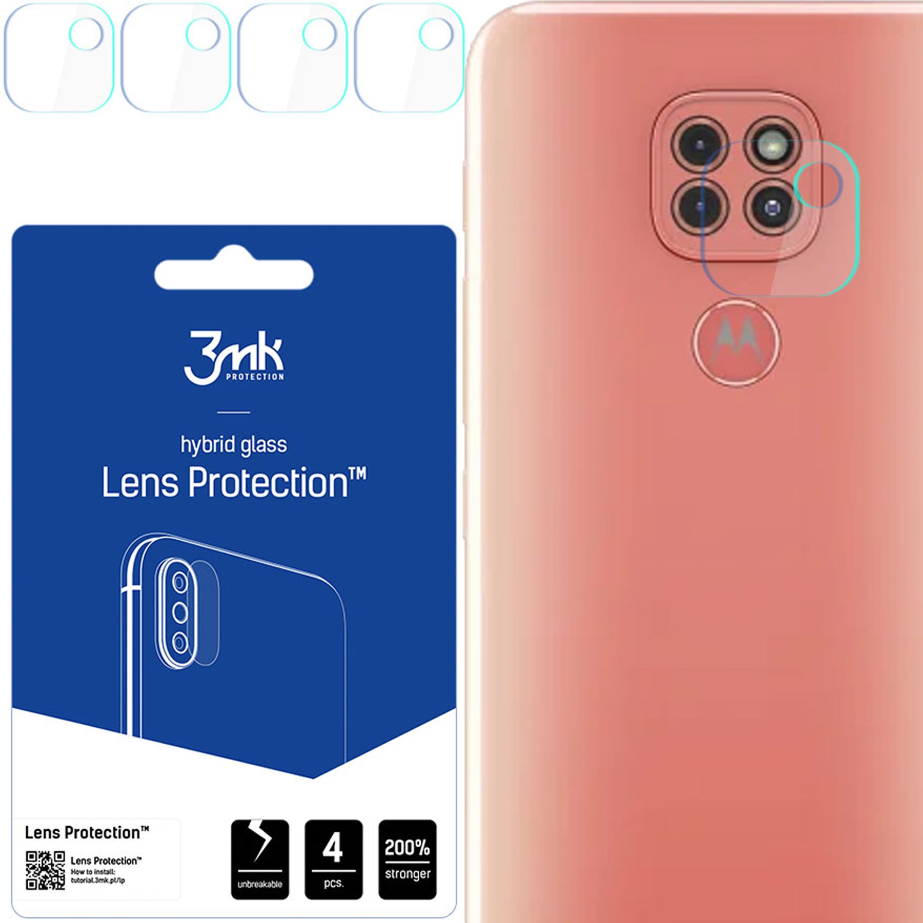 MOTOROLA MOTO E7 - 3MK LENS PROTECTION