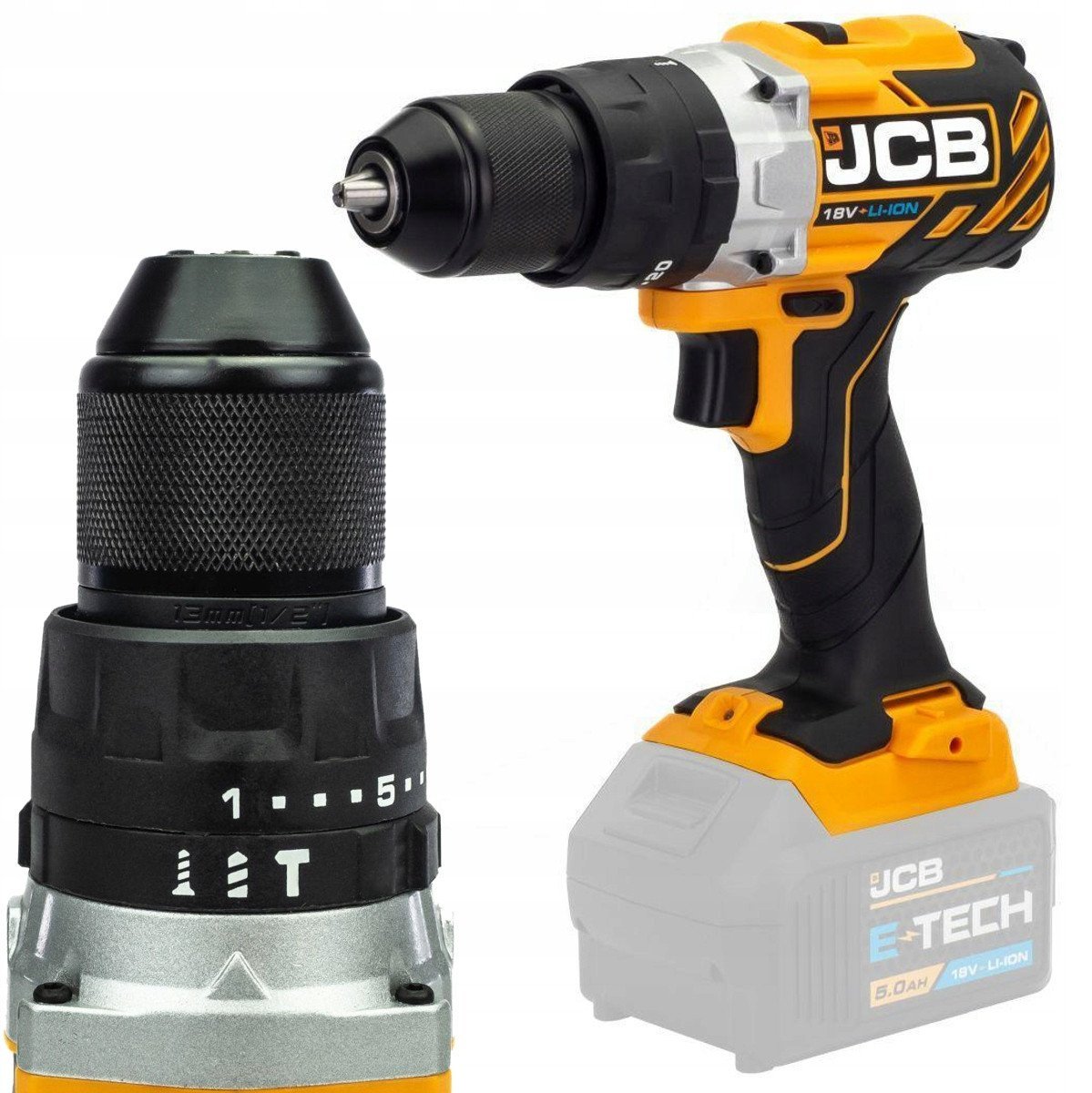 Wiertarko-wkrętarka akumulatorowa 18V (bez akumulatora)