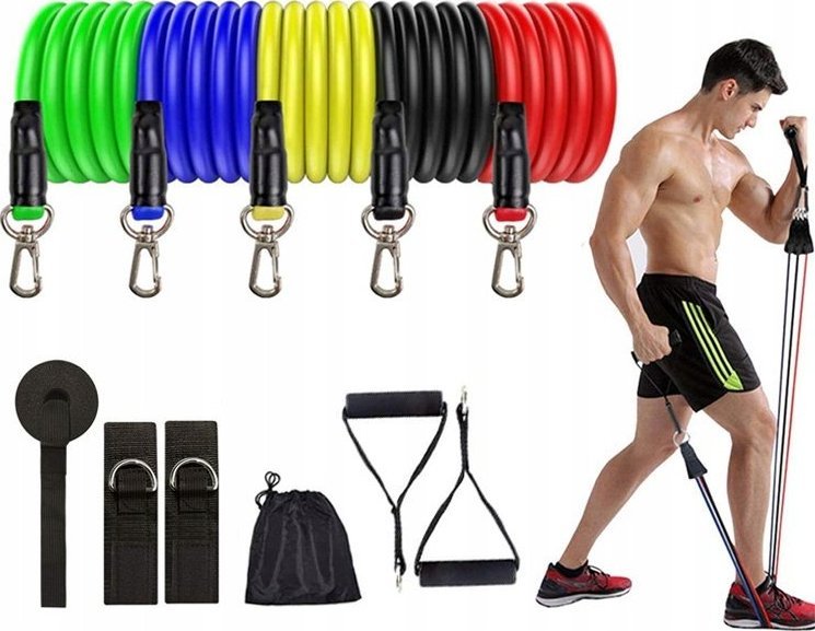 ER4 ZESTAW 5 GUM OPOROWYCH DO ĆWICZEŃ TRENINGOWE