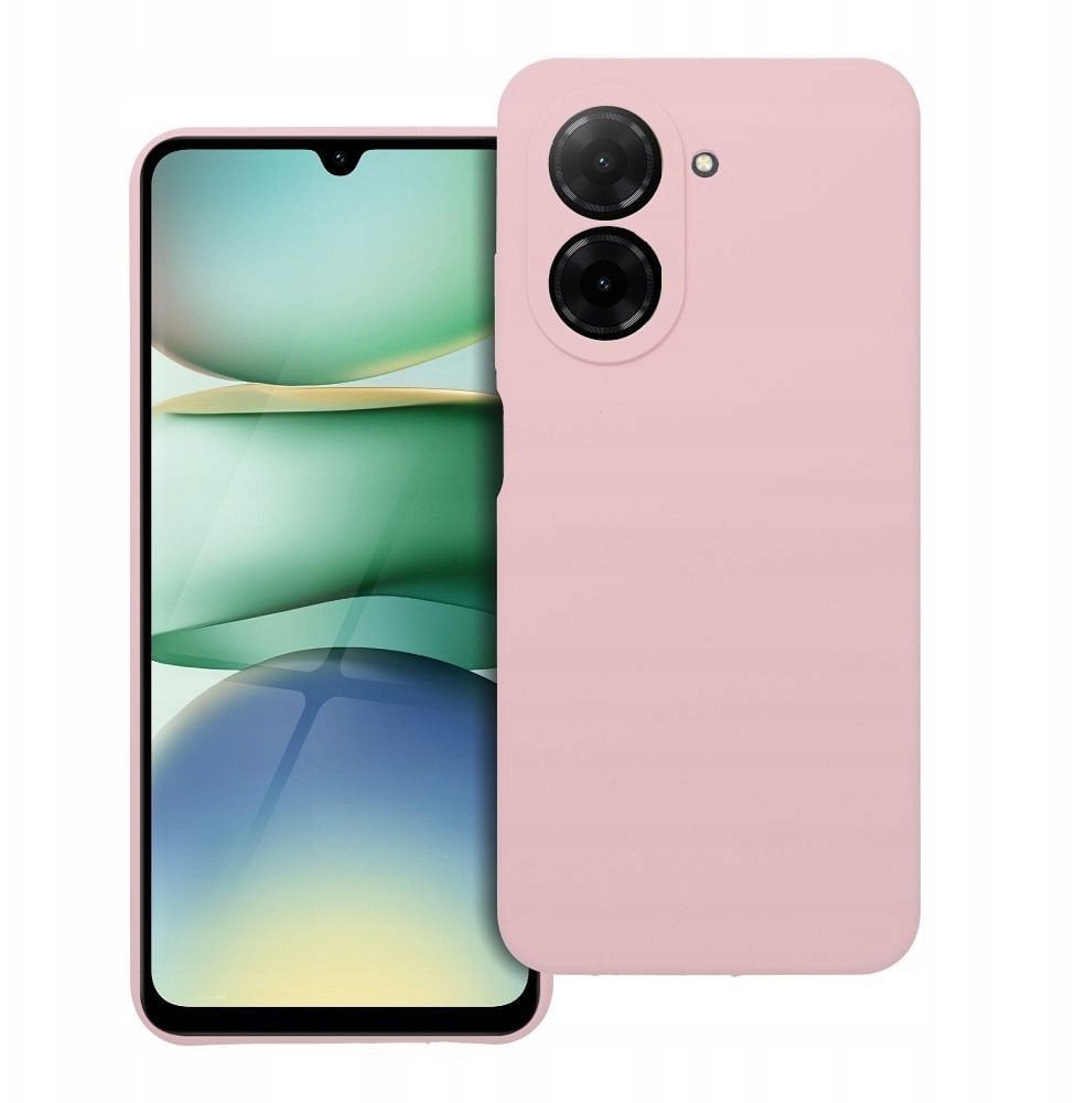 Futerał SILICONE 2mm do XIAOMI REDMI A5 ( 171,7 x 77,8 x 8,26 ) pudrowy róż