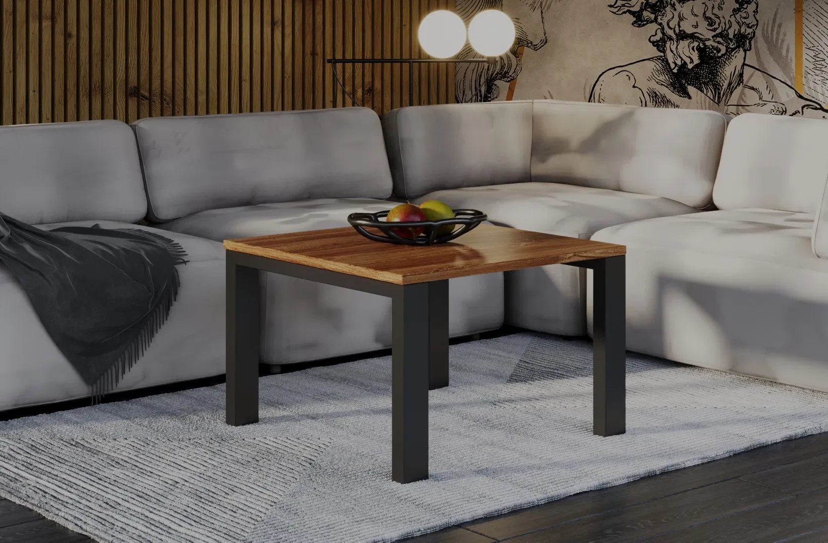 Ława GAROLD 80x80 dąb stirling ENDO