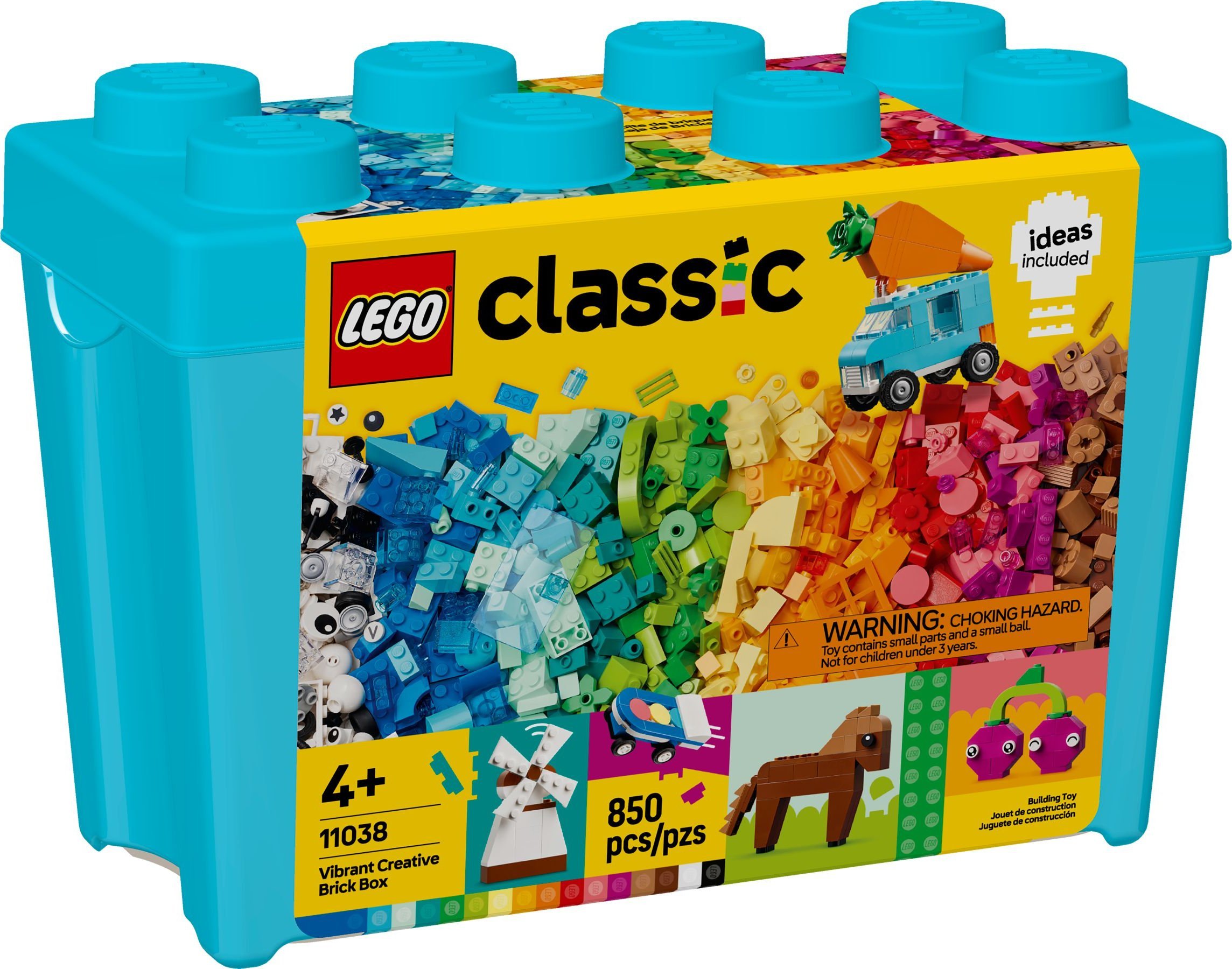LEGO Classic Kreatywne pudełko z kolorowymi klockami (11038)