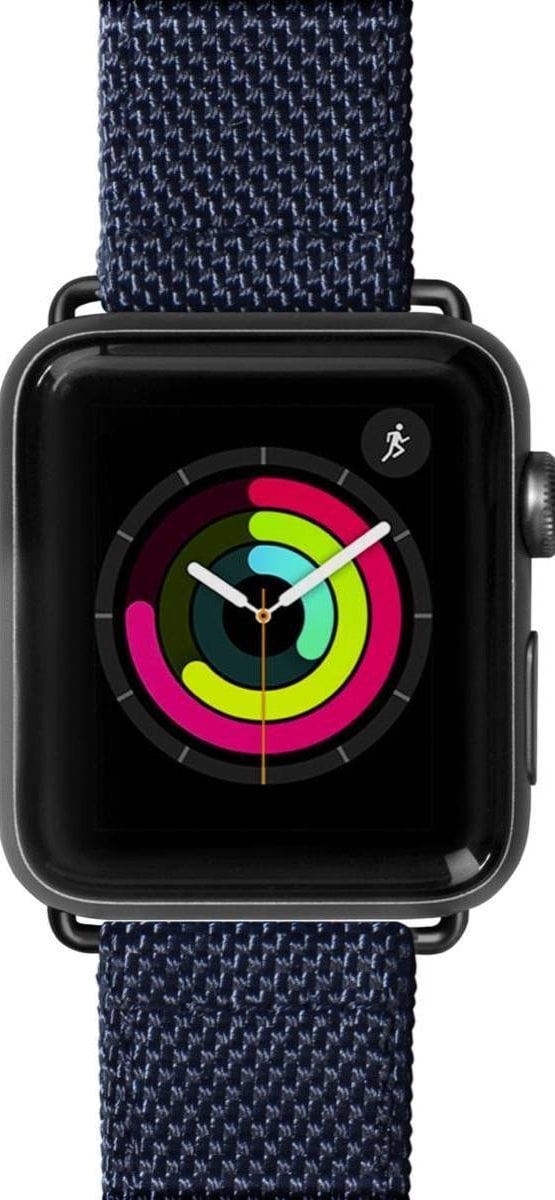 Laut LAUT Technical 2.0 Skórzany pasek nylonowy do Apple Watch 42/44 mm – niebieski