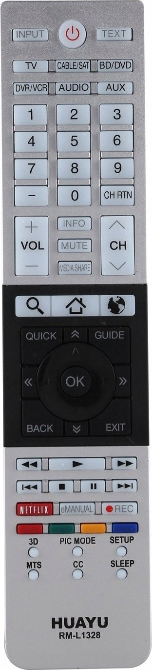 Pilot RTV Toshiba PILOT CT90465 CT-90444 CT90428 3D NETFLIX