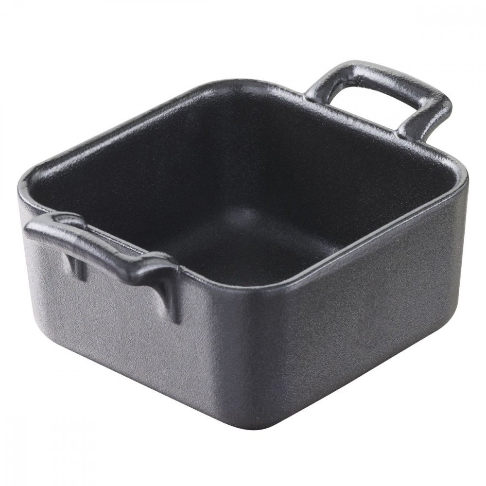 BELLE CUISINE NOIR mini naczynie kwadratowe 7x7 cm