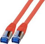 EFB Patchcord RJ45 S / FTP, Cat.6A, Cat7 TPE superflex, 0,15 m, czerwony