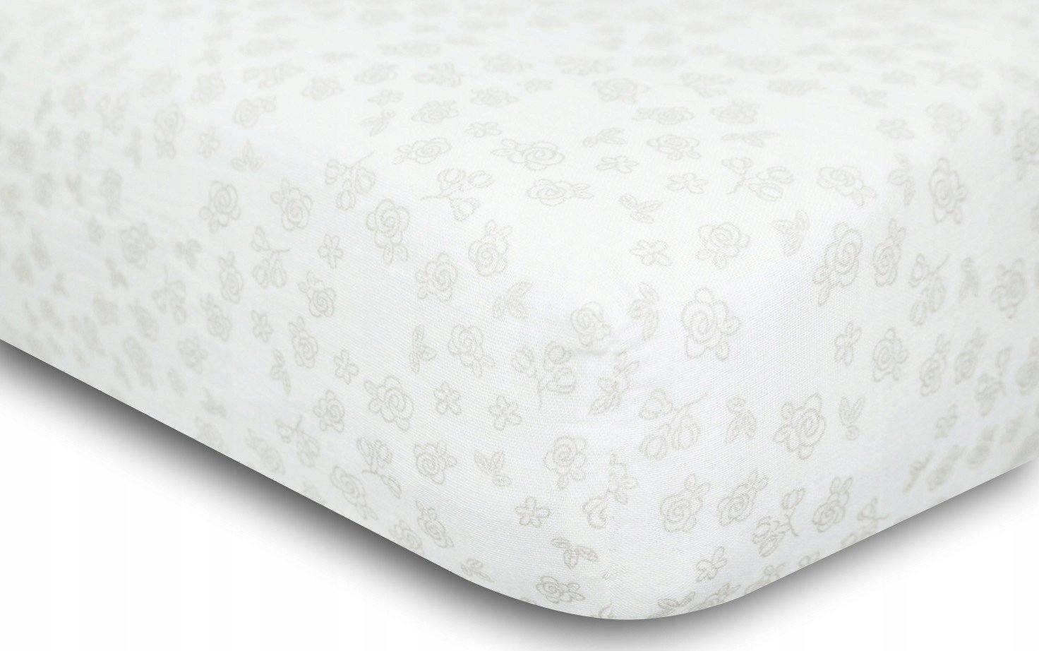 Prześcieradło MUSLIN DESIGN z gumą 60x120x10