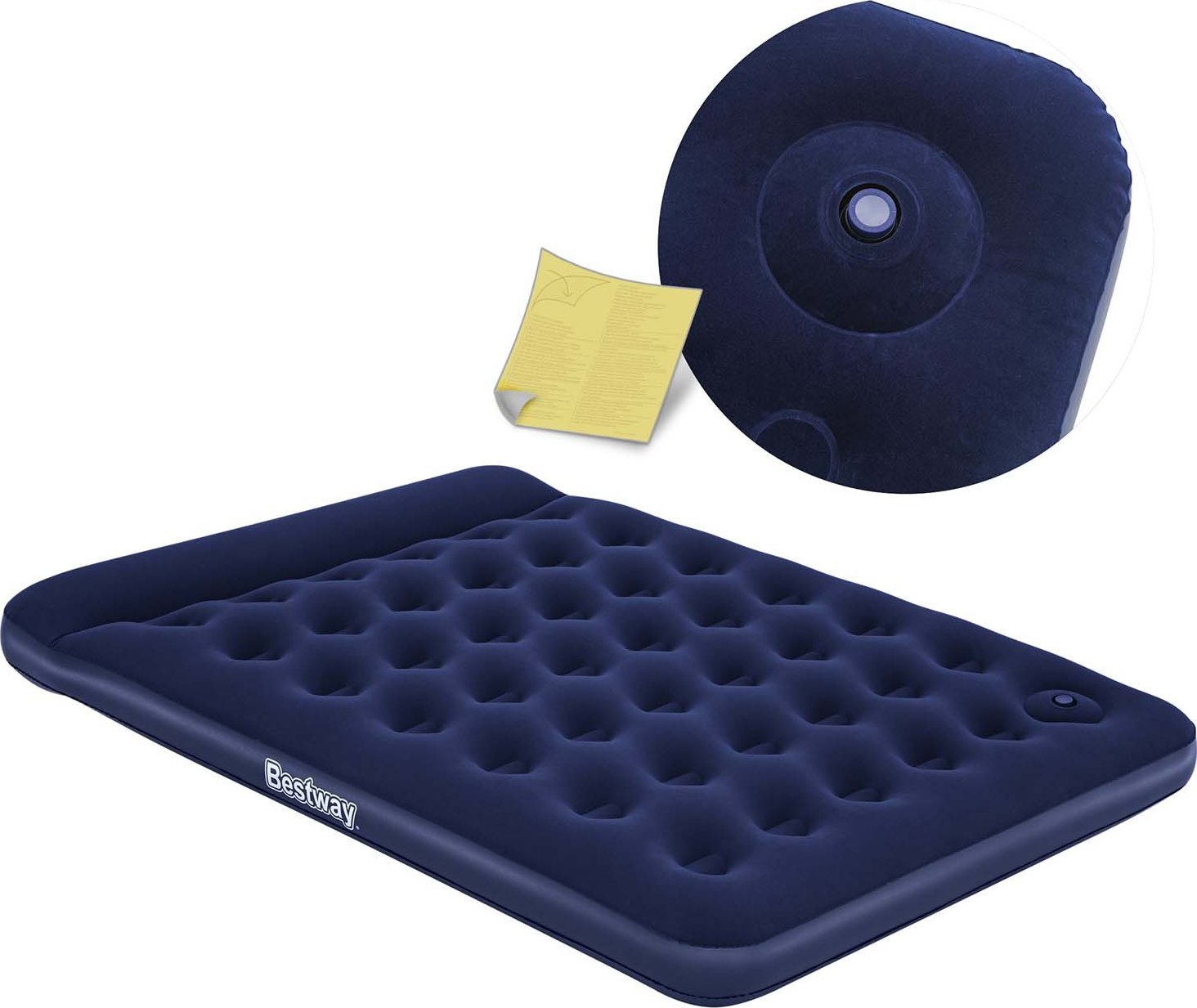 Pavillo Materac Dmuchany Dwuosobowy Granatowy